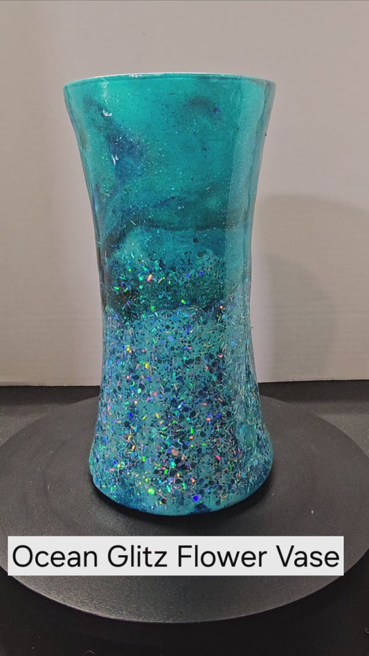 Ocean Glitz/Flower Vase